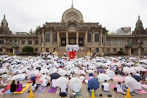 Yoga Day 2024 celebrations in Japan